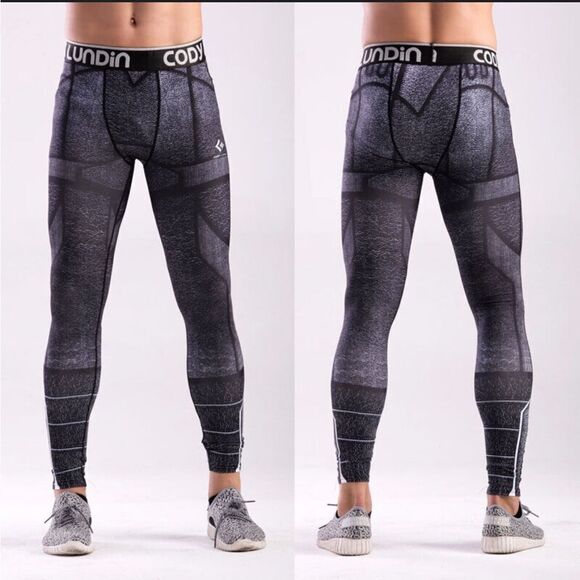 Cody Lyndin Men's Winter Soldier Compression Leggings Size Large New With Tags - Picture 2 of 8